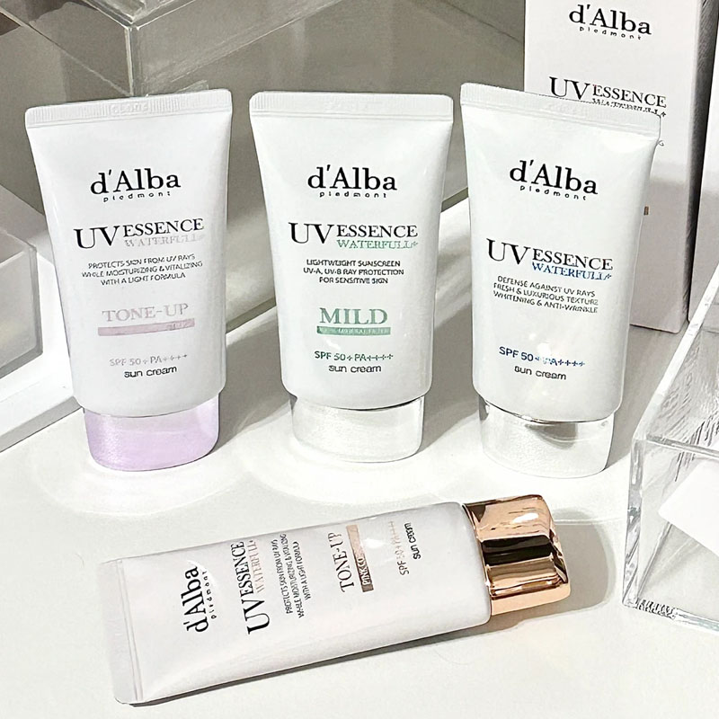 D'Alba UV Essence Waterfull Su - Luxury Skincare Brands recensione e prezzo